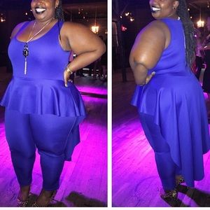 Sexy Peplum Cape Romper!